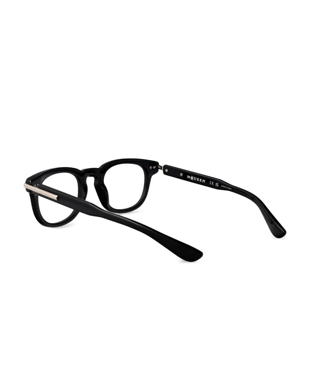 Occhiali Squadrati di McQueen in Black da Uomo