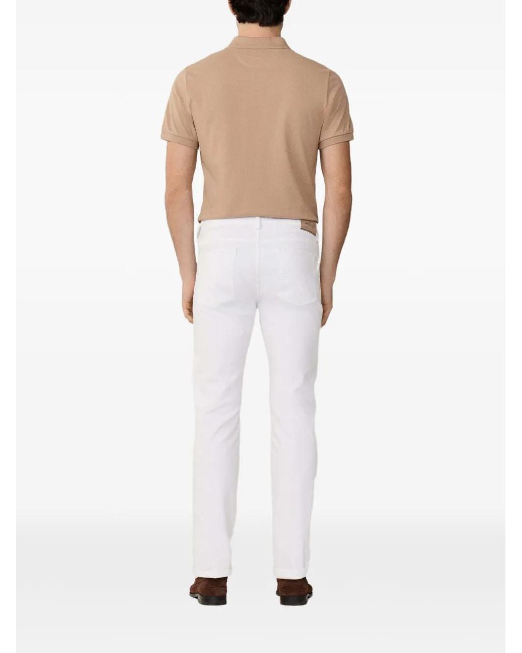 Hackett White Five-Pockets Jeans for men