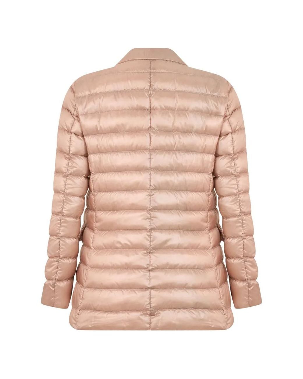Herno Pink Padded Button-Up Jacket