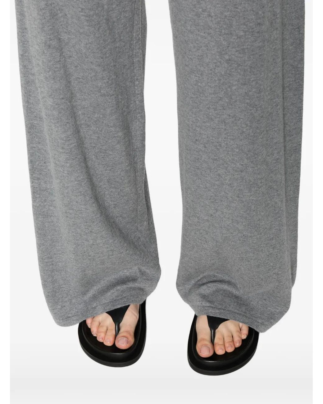 Lisa Yang Gray Aina Knitted Trousers