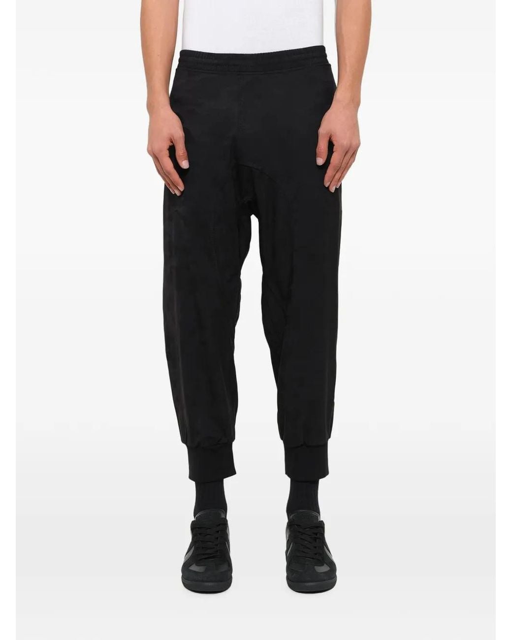 Neil Barrett Black Camouflage-Pattern Track Pants for men
