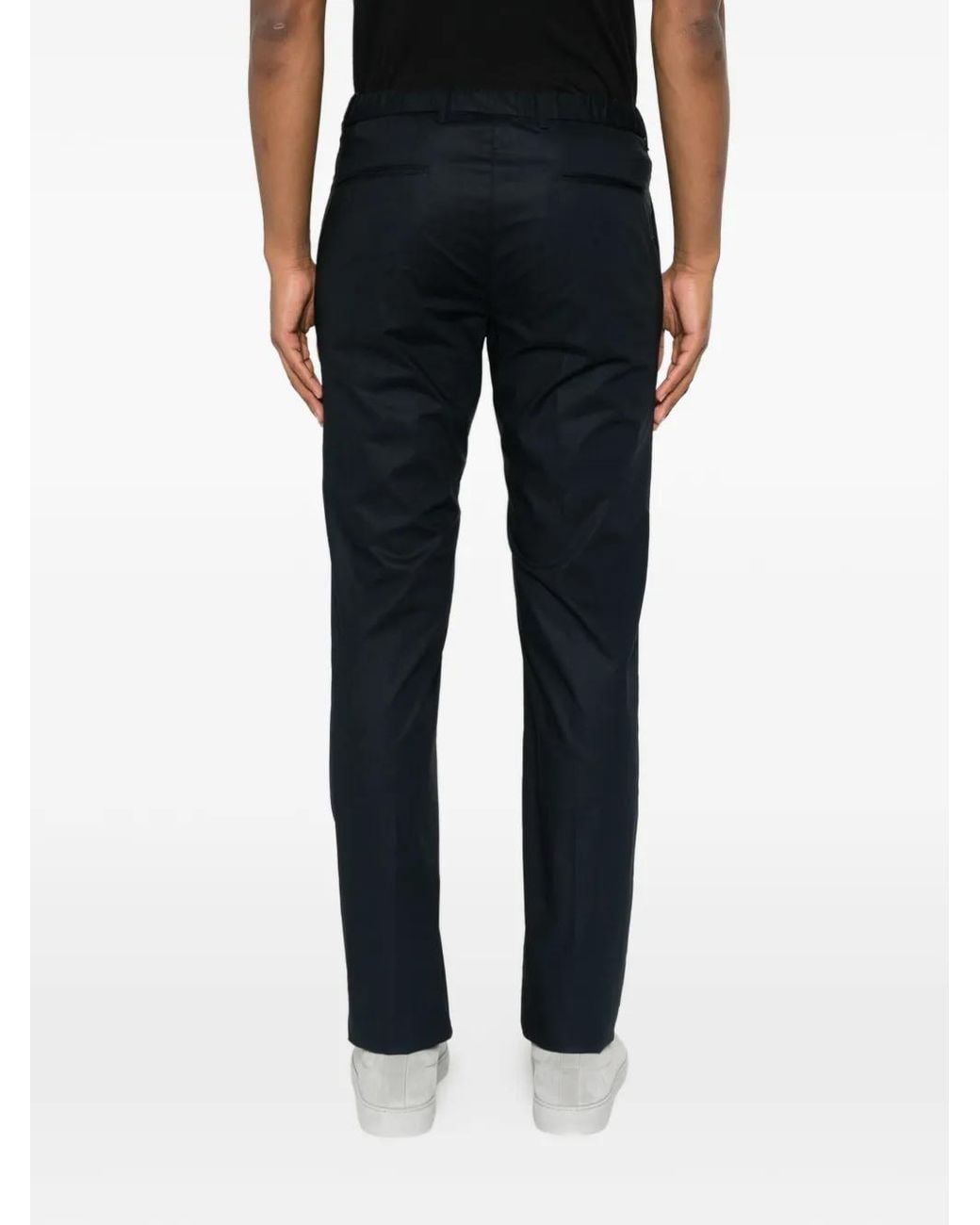 Incotex Blue Slim-Fit Trousers for men