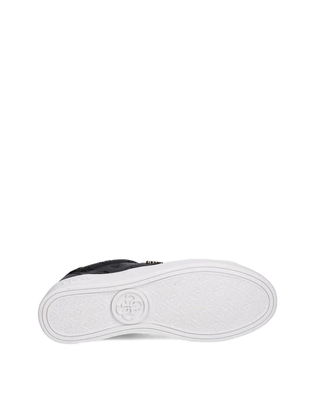 Guess Black Britz 4G Logo-Embossed Sneakers