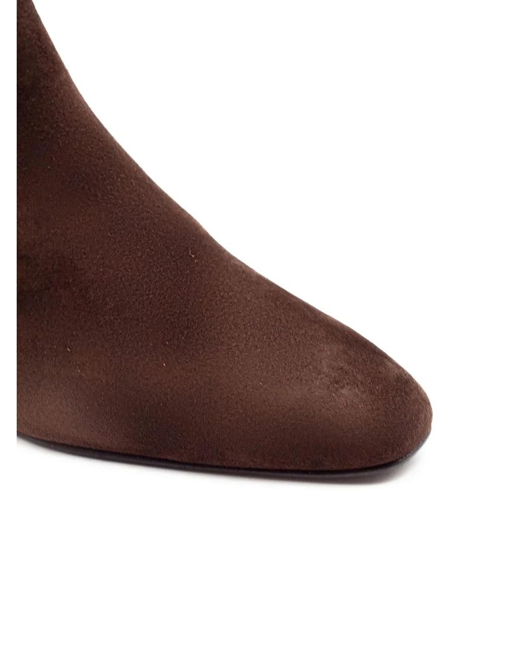 Festamilano Brown Kaori Suede Ankle Boots