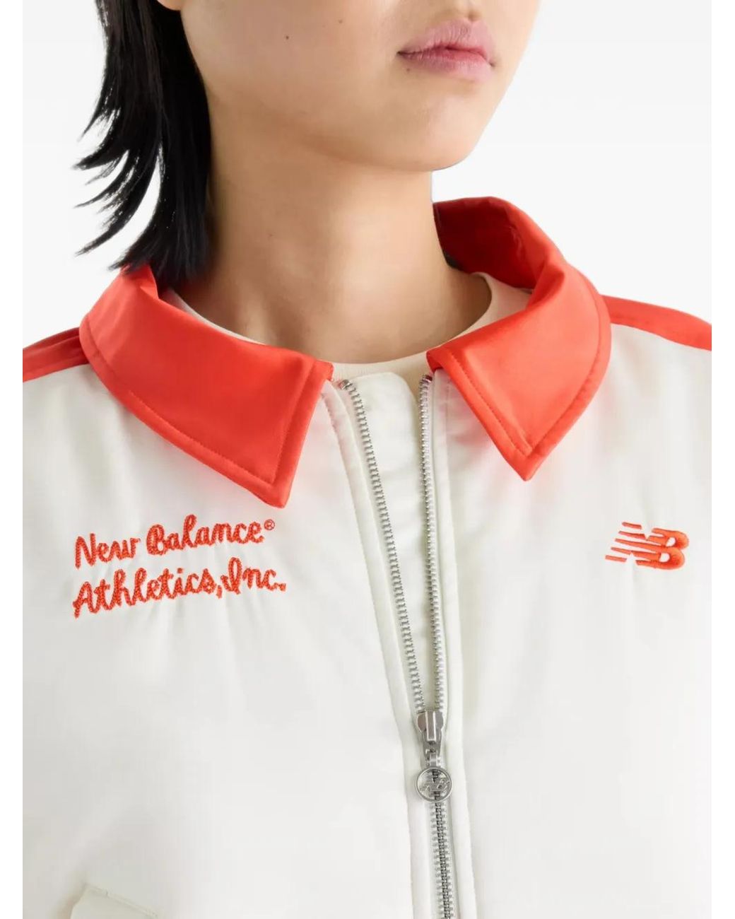 New Balance White Veste Sport Legacy Stadium