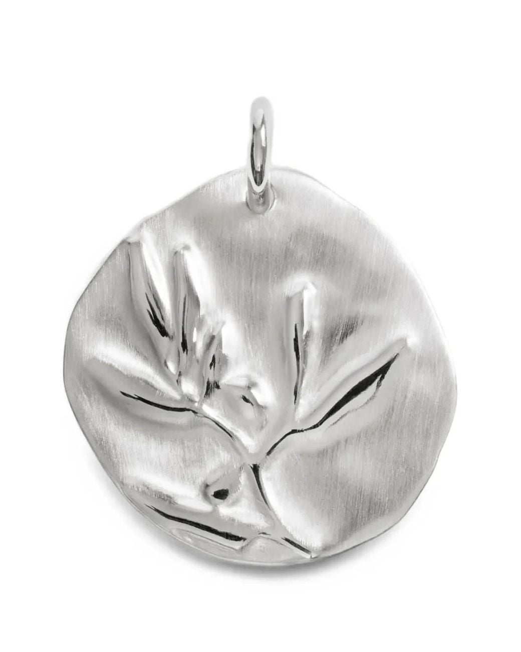Monica Vinader Gray Peace Pendant