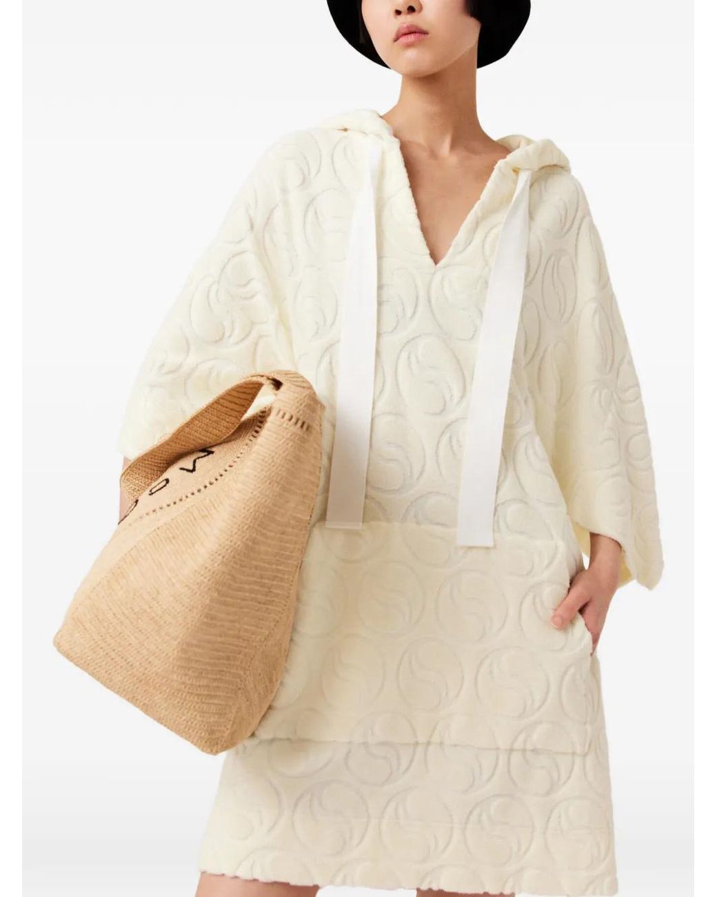 Stella McCartney White Terry-Cloth Dress
