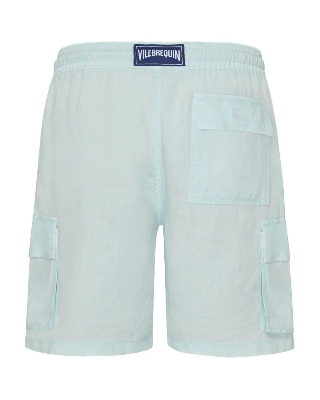 Vilebrequin Blue Cargo Pockets Swim Shorts for men