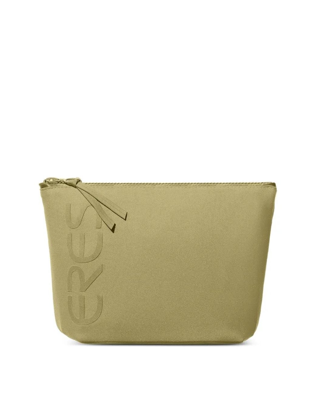 Eres Green Pocketa Logo-Embossed Zipped Pouch