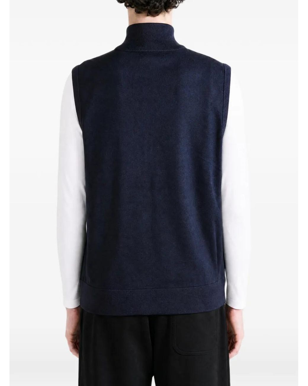 Polo Ralph Lauren Blue Zip-Up Sleeveless Gilet for men