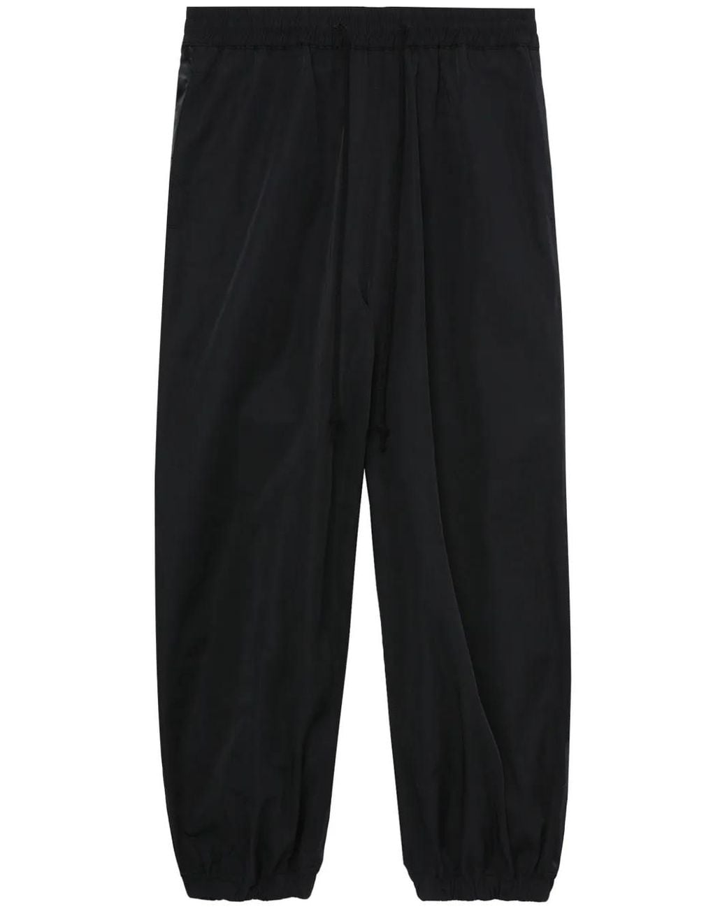 Junya Watanabe Black Panelled Tapered Trousers for men