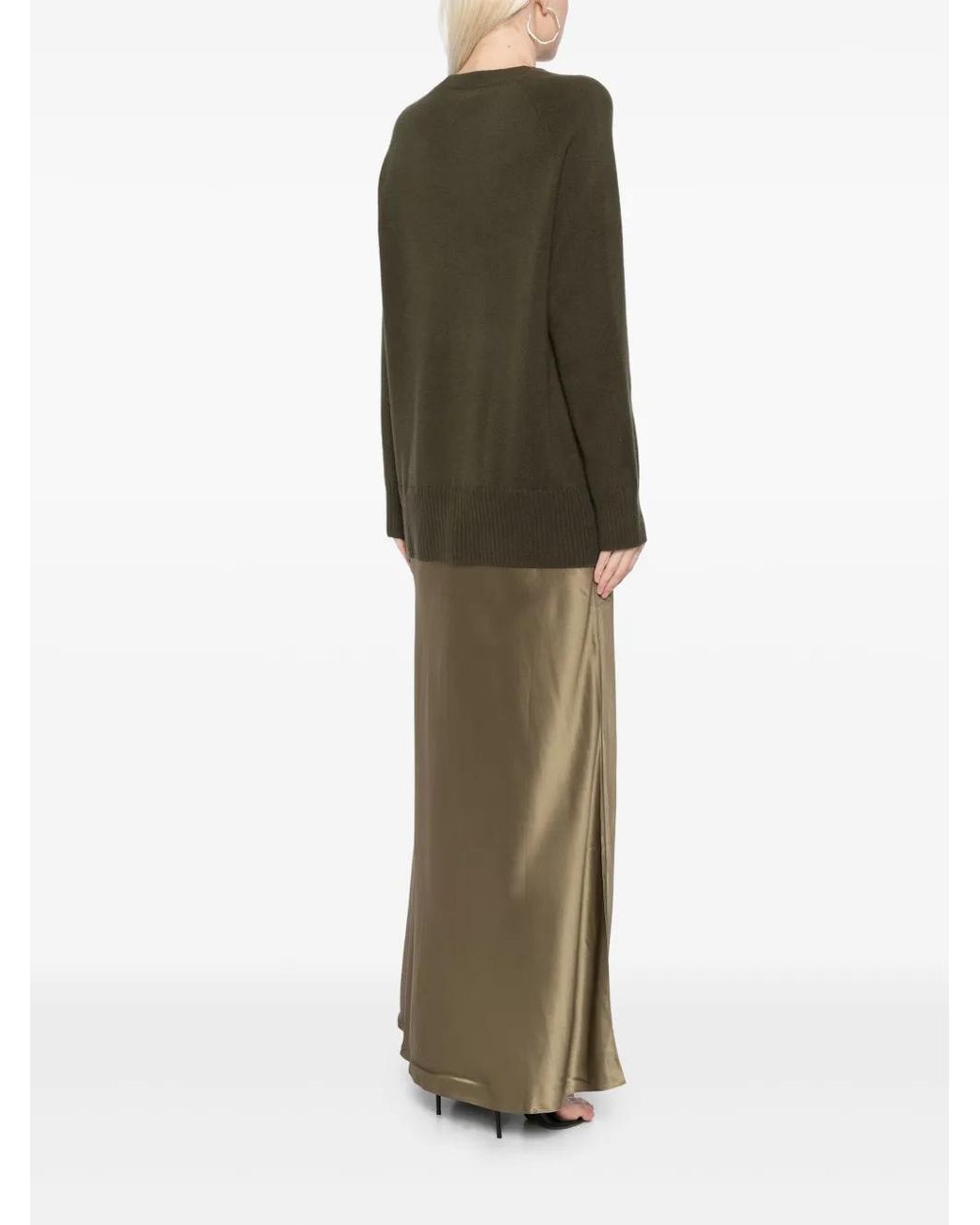 Christopher Esber Green Monument Maxi Dress