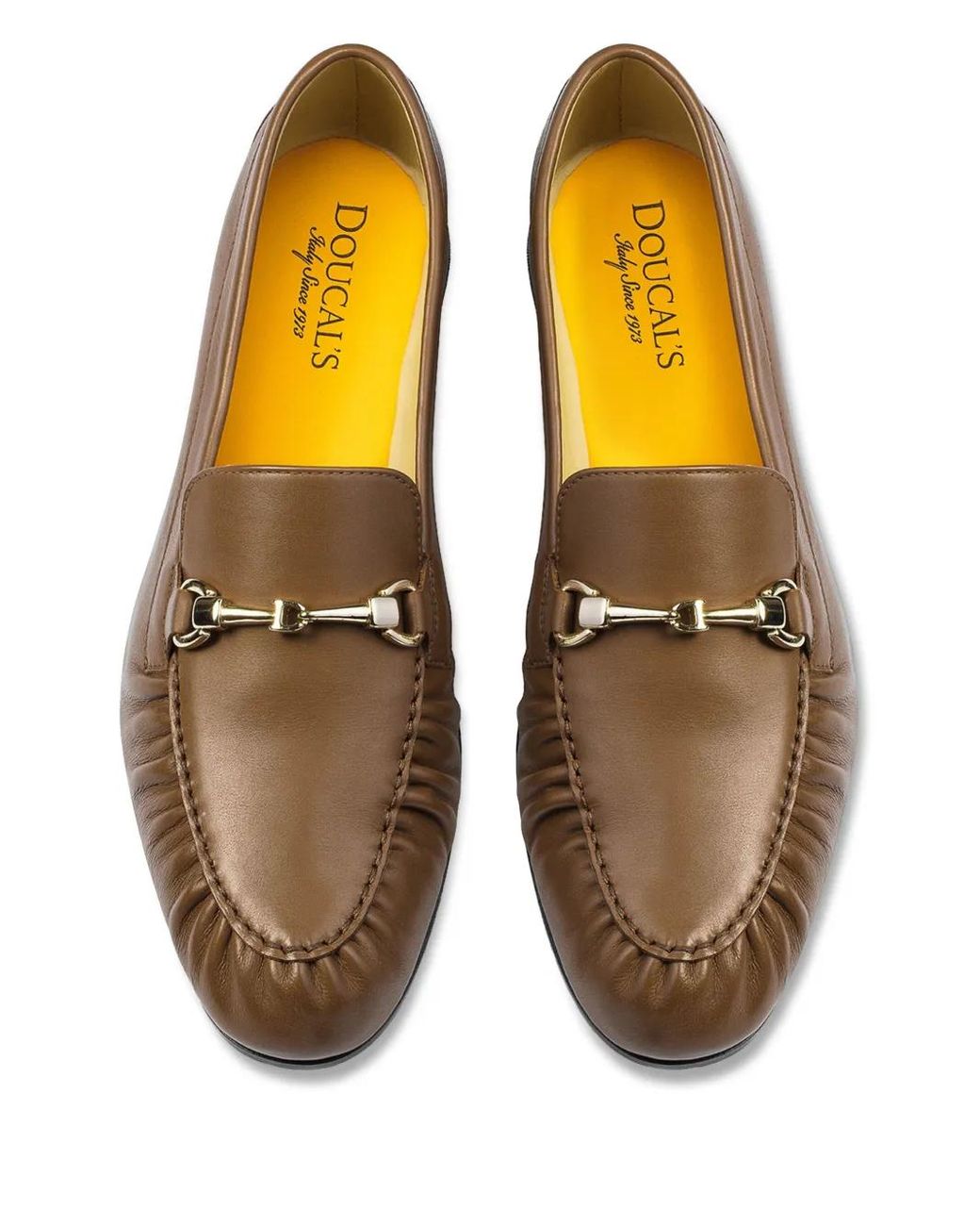 Doucal's Brown Leather Loafers