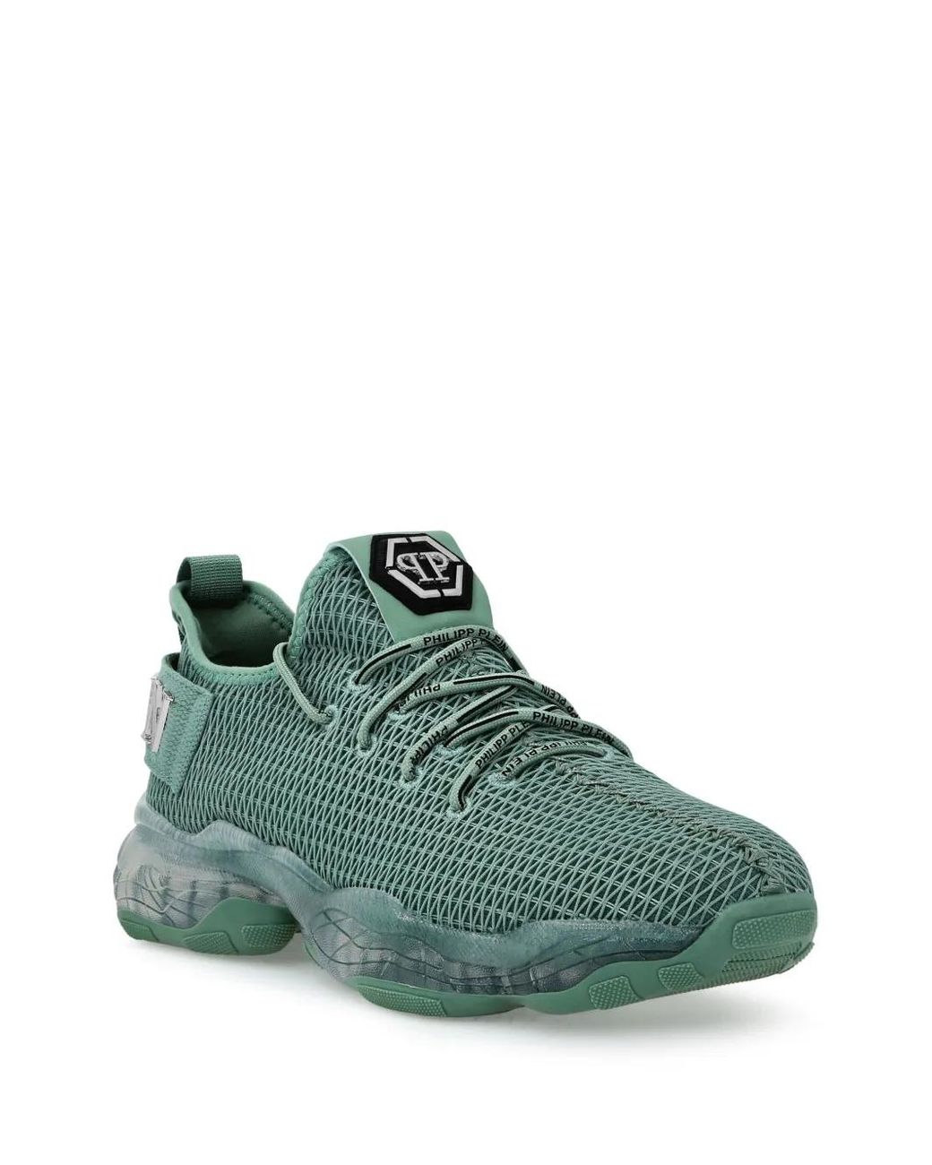 Philipp Plein Green Runner Hyper $Hock Sneakers