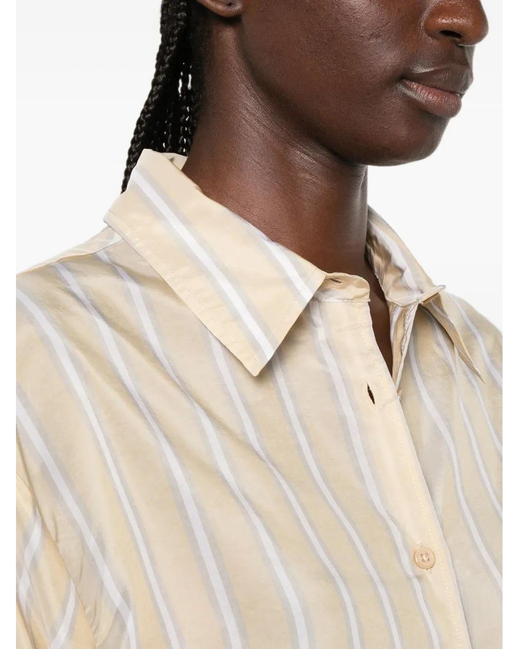 Frankie Shop White Peri Shirt