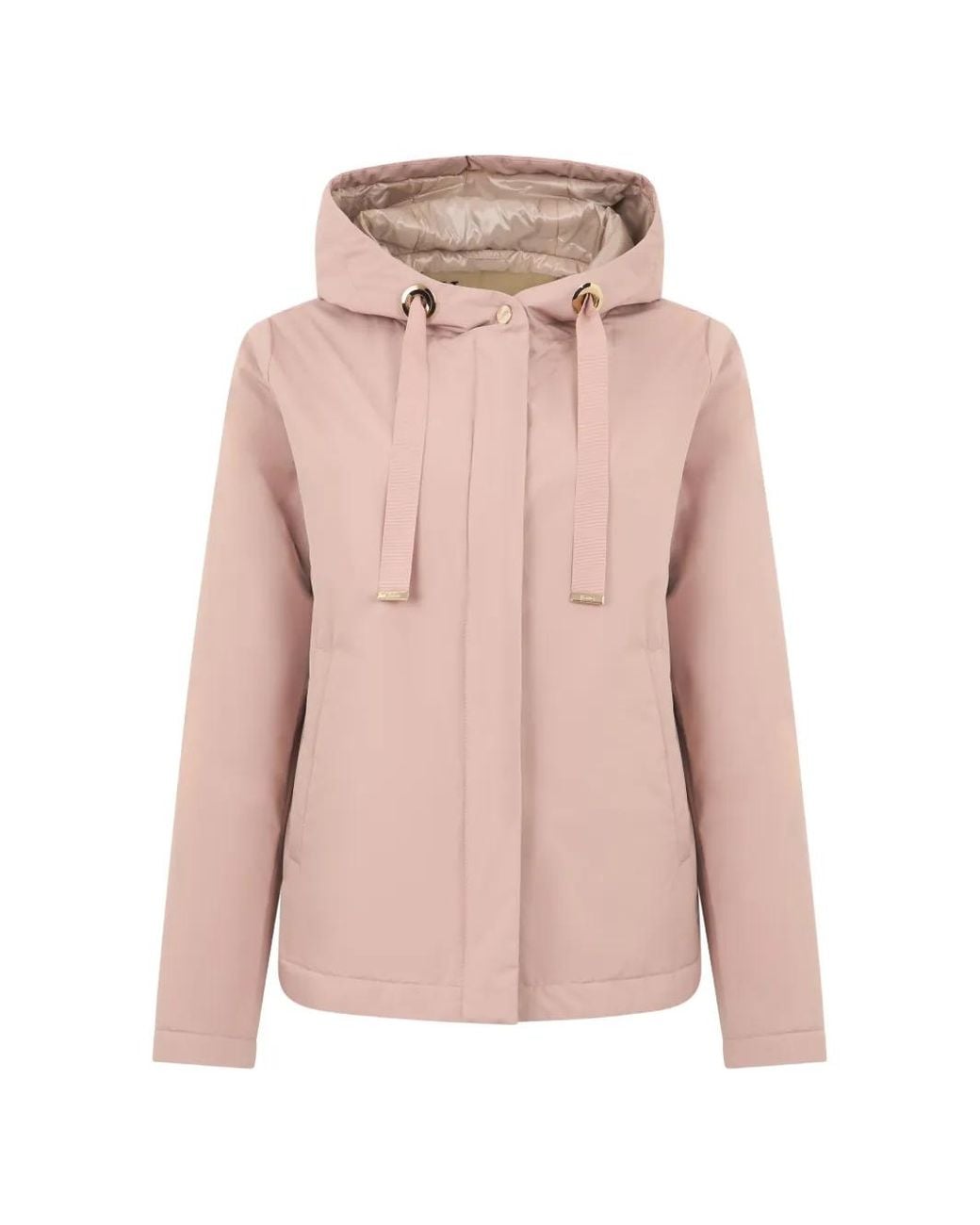 Herno Pink Hooded Padded Jacket