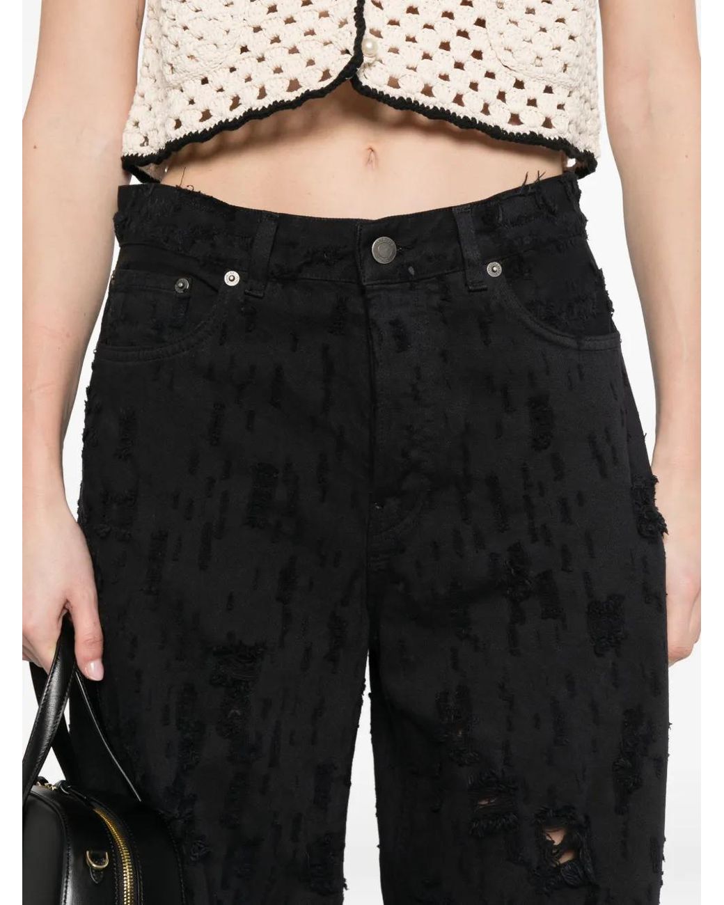 Haikure White Bethany Destroyed Jeans