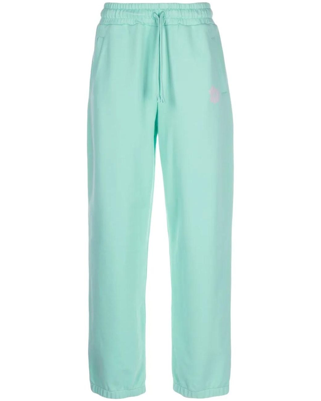 Objects IV Life Blue Logo-Print Cotton Track Pants