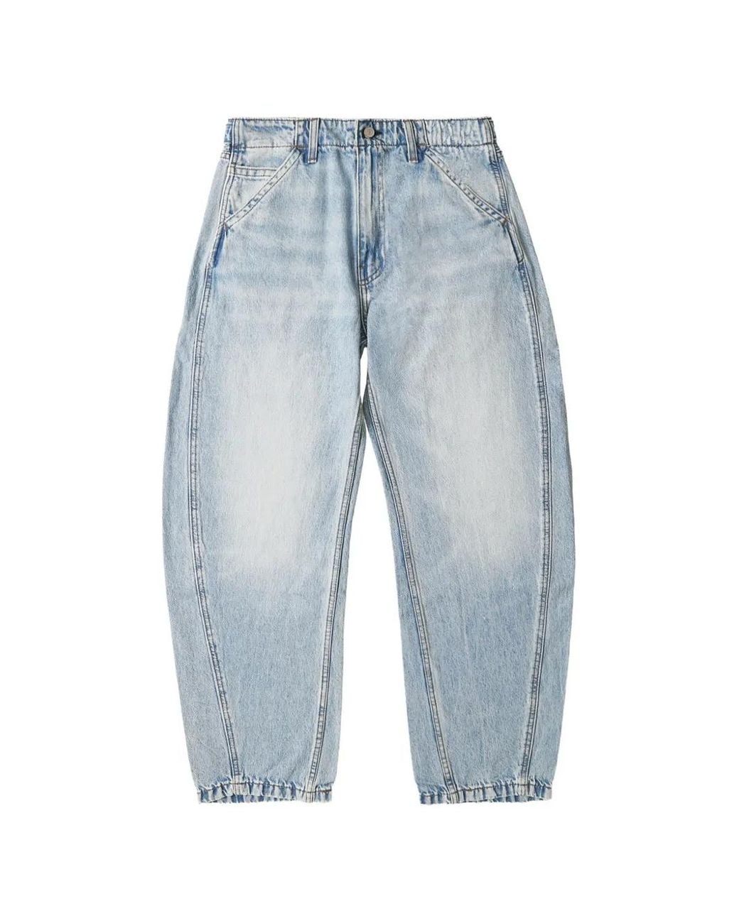 Levi's Blue Baggy Barrel Jeans for men