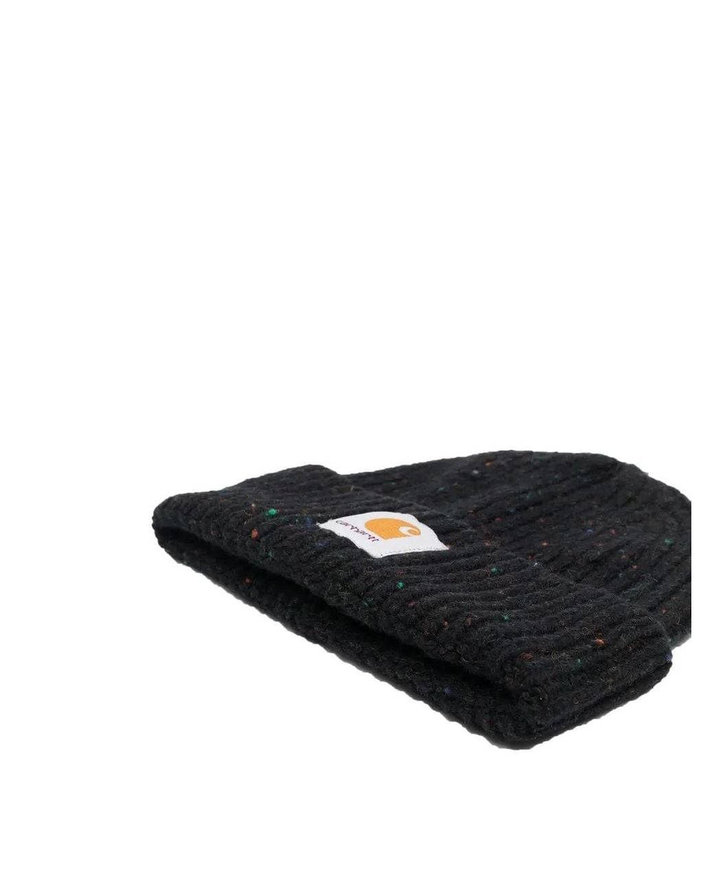 Carhartt Black Anglistic Logo-Patch Beanie