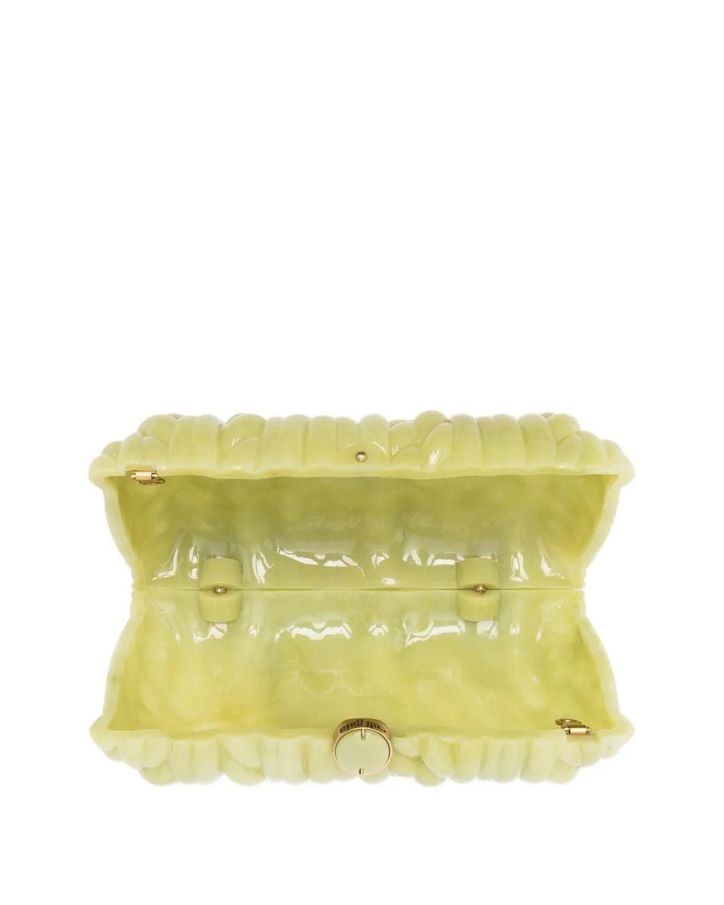 Cult Gaia Yellow Helene Clutch
