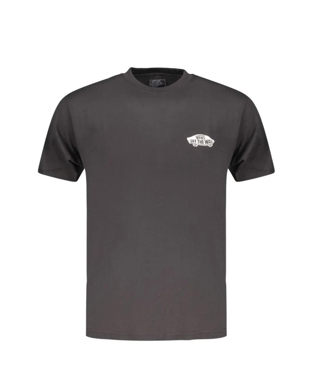 Vans Black Logo-Print Cotton T-Shirt for men