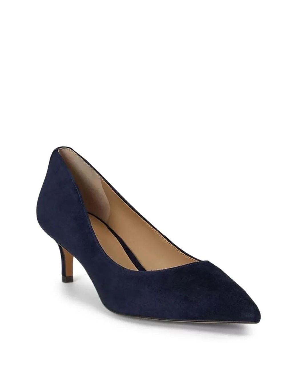 Ralph Lauren Blue Adrienne Pointed-Toe Pumps