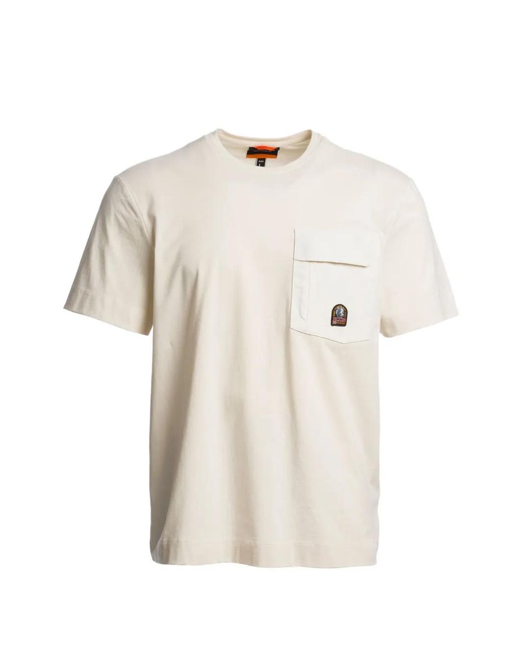 Parajumpers White Mojave Chest-Pocket T-Shirt for men