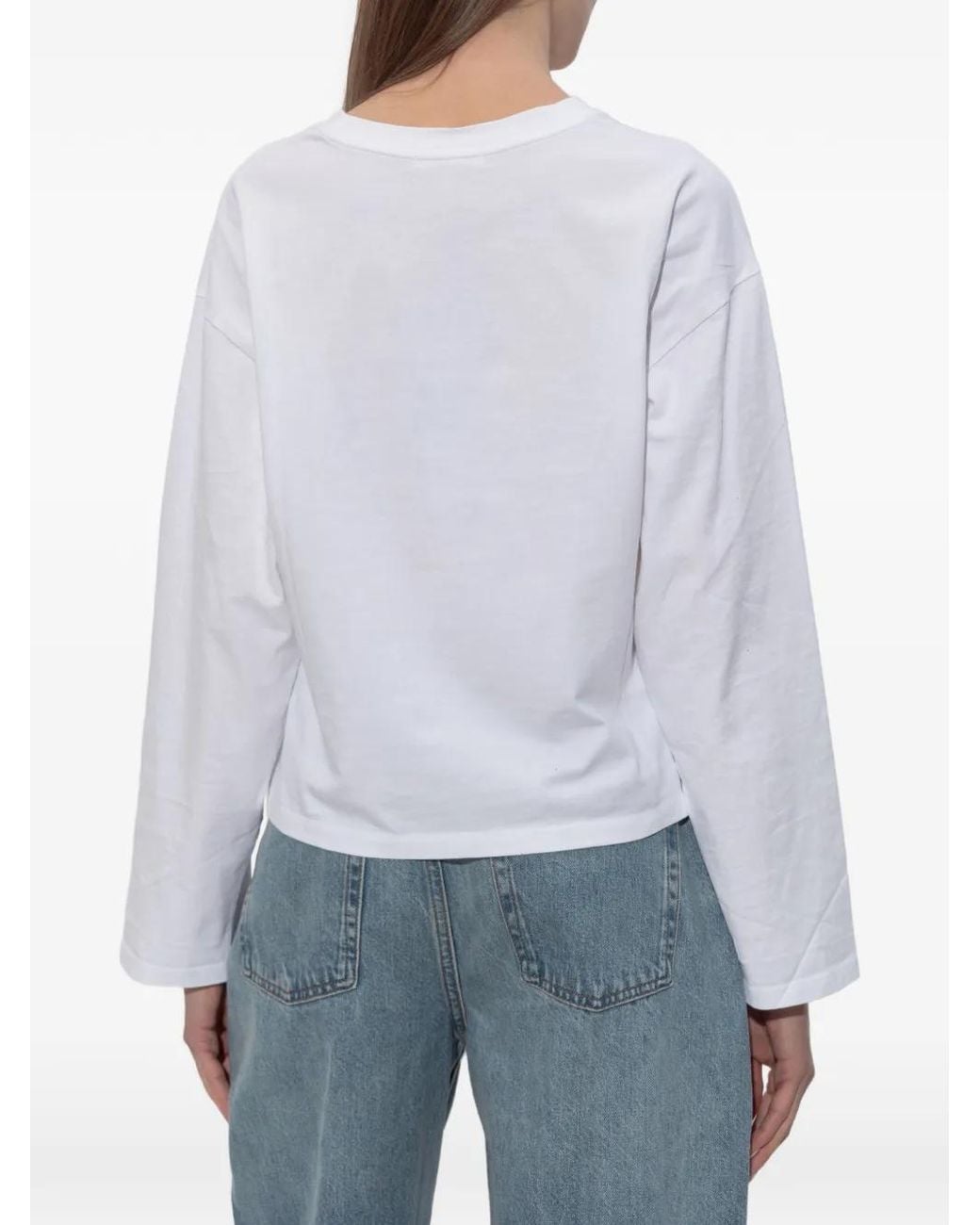 Rag & Bone White Long-Sleeve T-Shirt