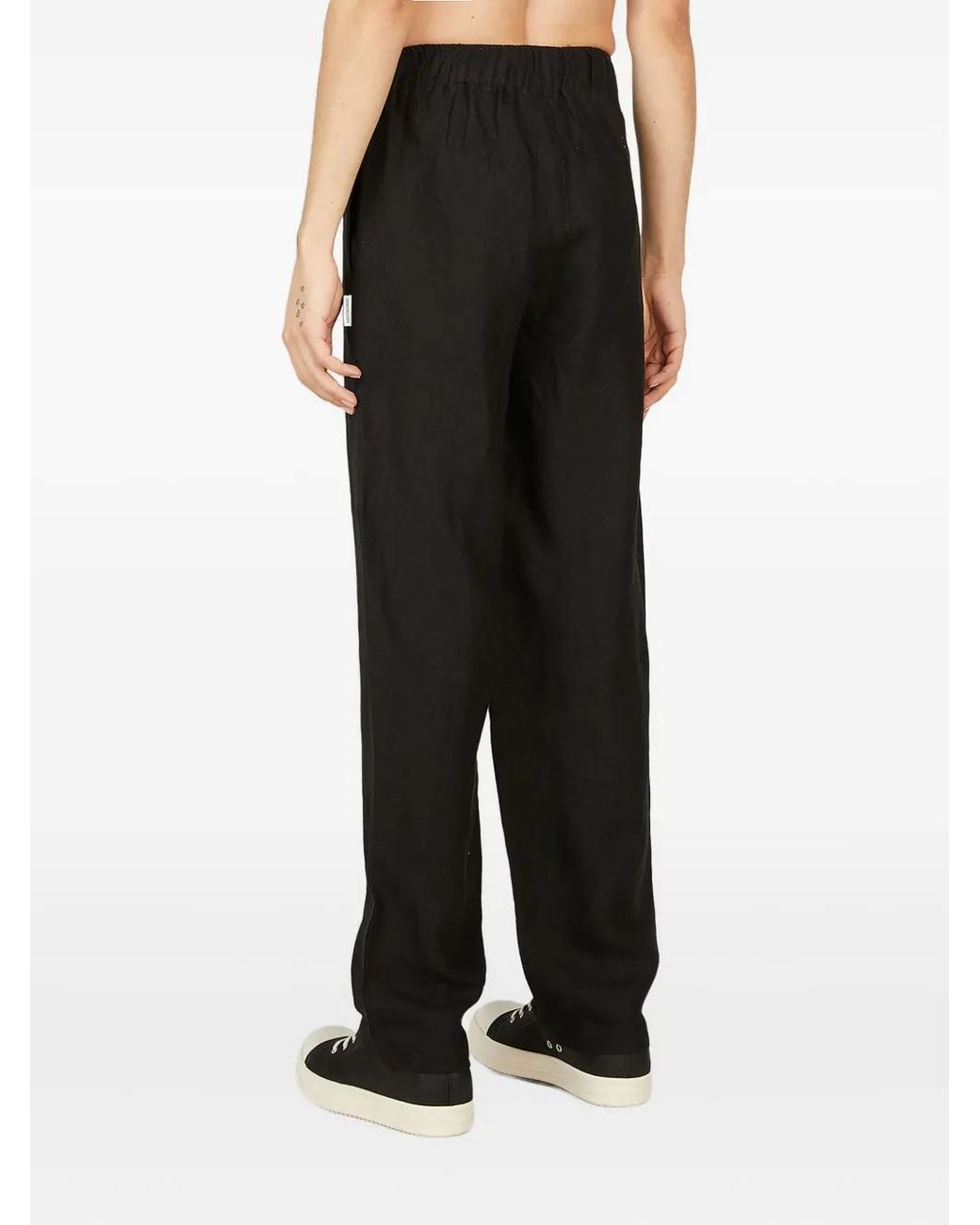 SAINTWOODS Broek Met Logoprint in het Black voor heren