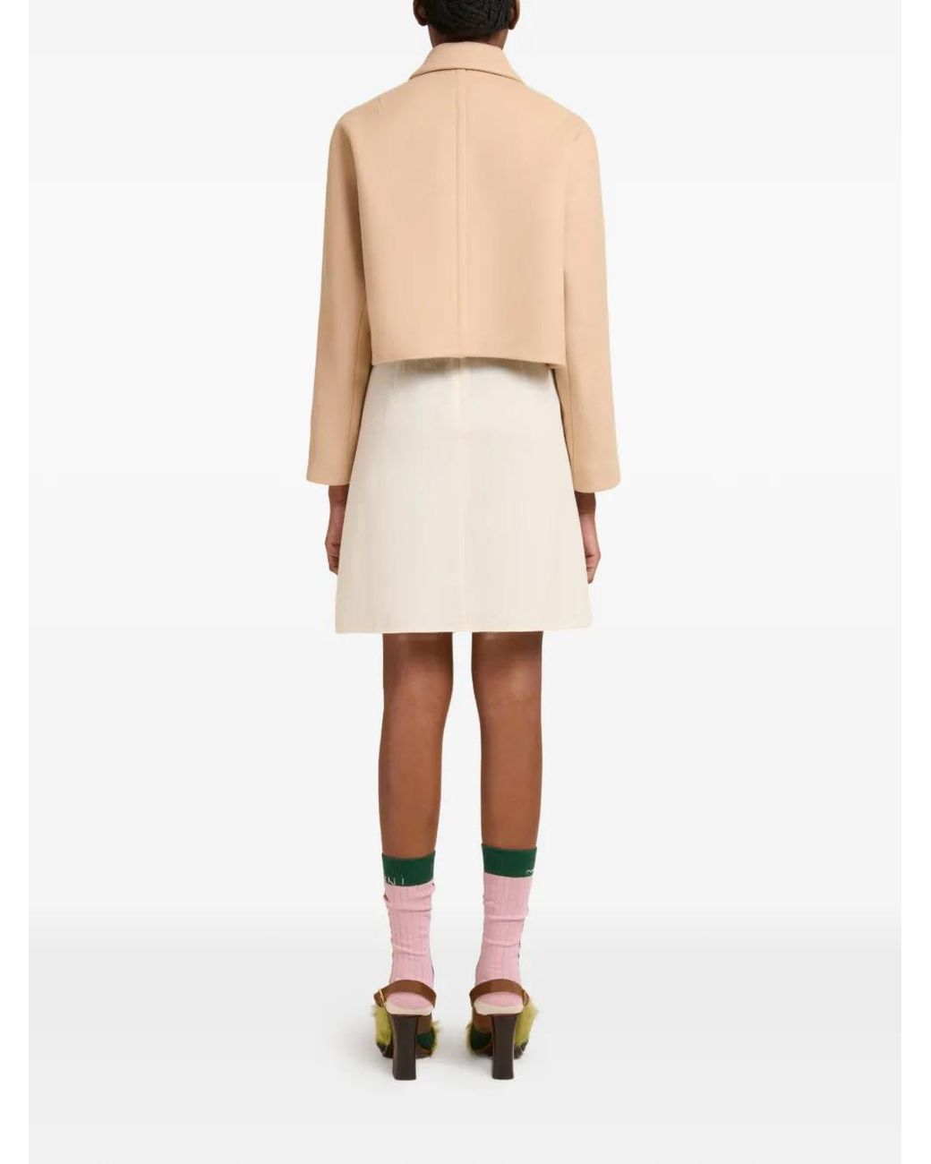 Marni Natural Buttoned Jacket