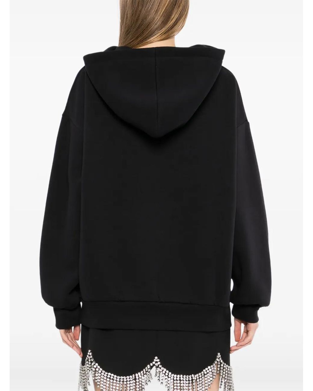 Ashish Black Embellished Hoodie