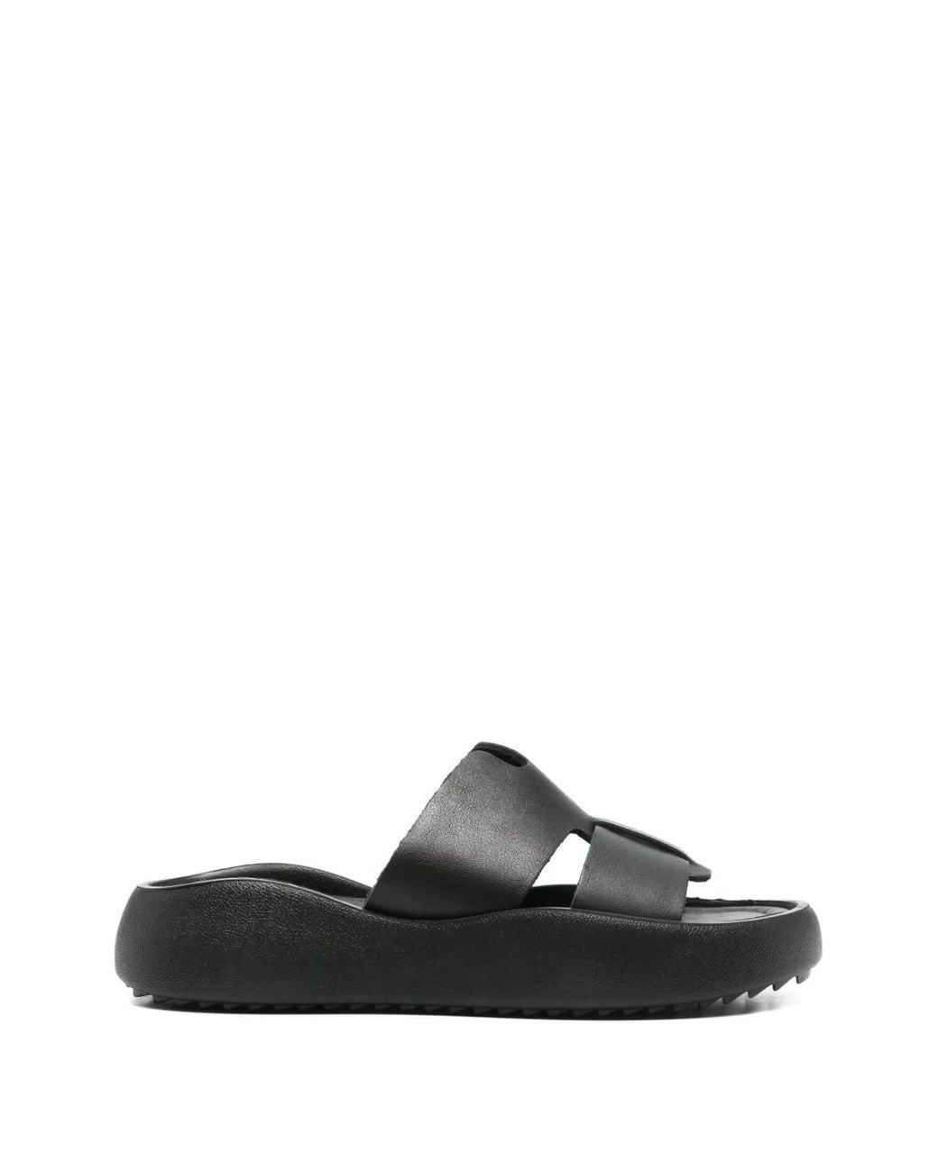 SERGIO MORETTI FIRENZE White Cut-Out Platform Sandals