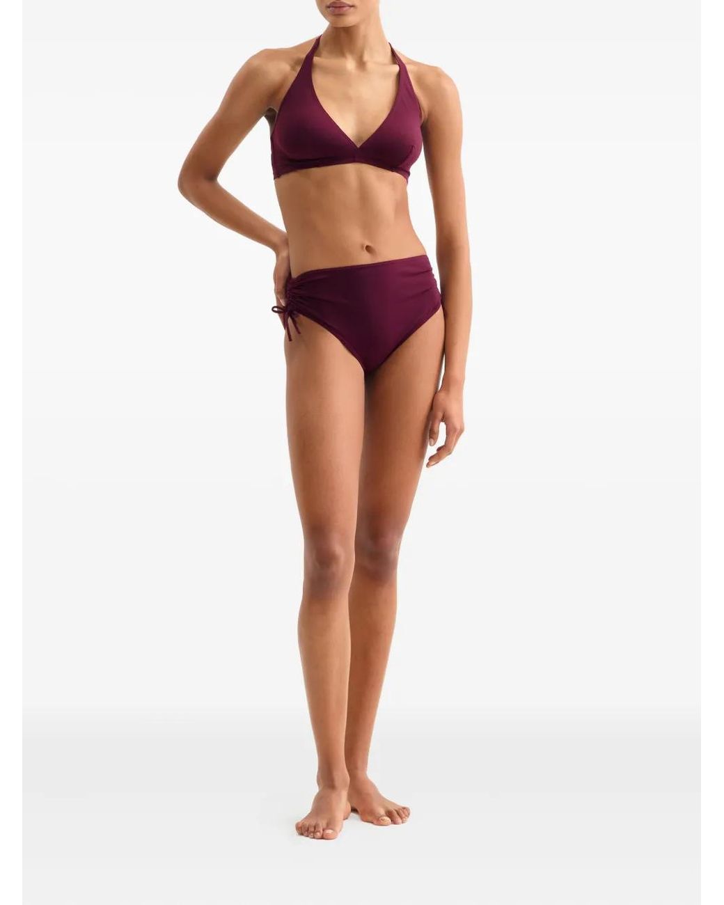 Bas De Bikini À Détails Noués Sofia Eres en coloris Purple
