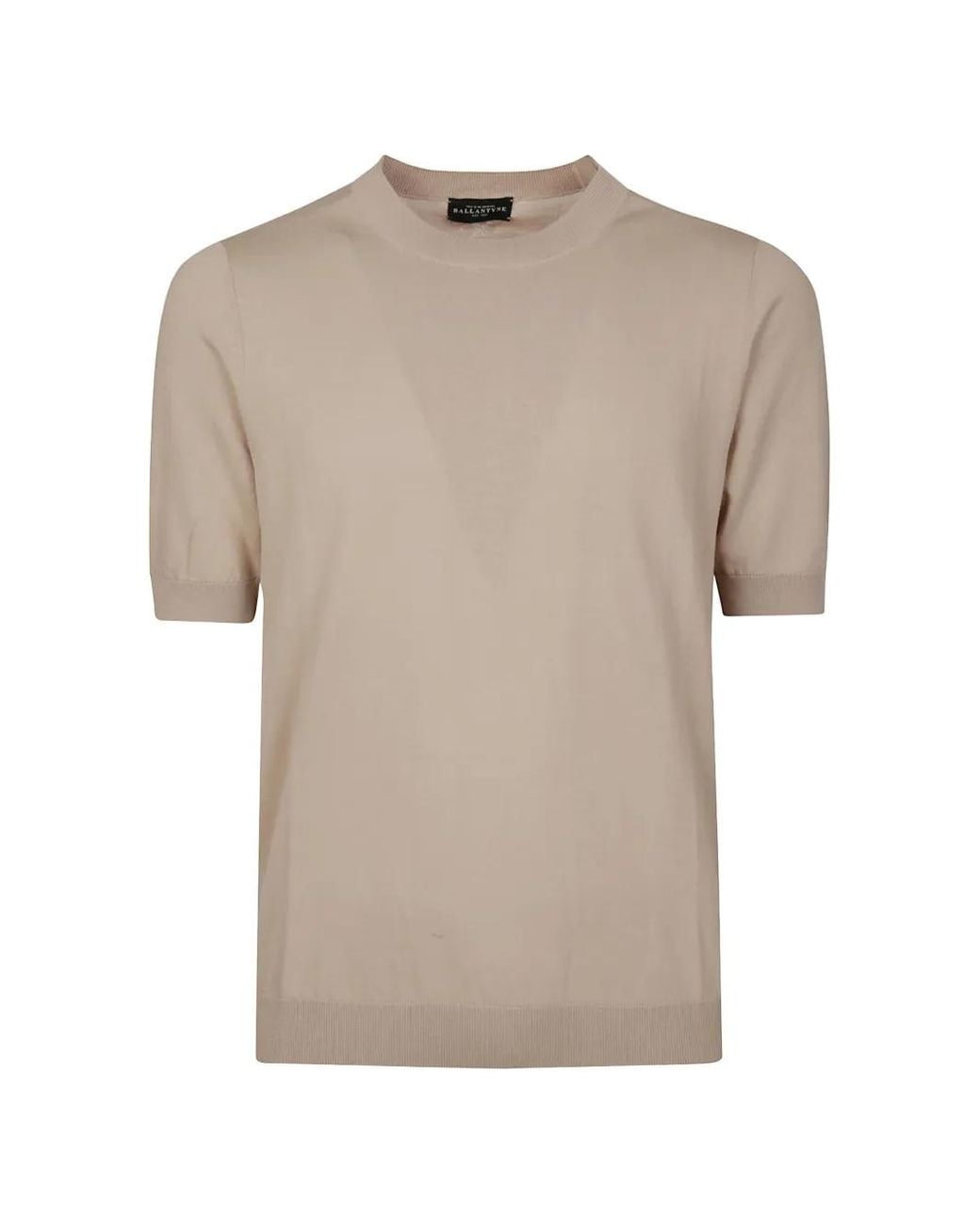 Ballantyne Natural Rope Cotton T-Shirt for men