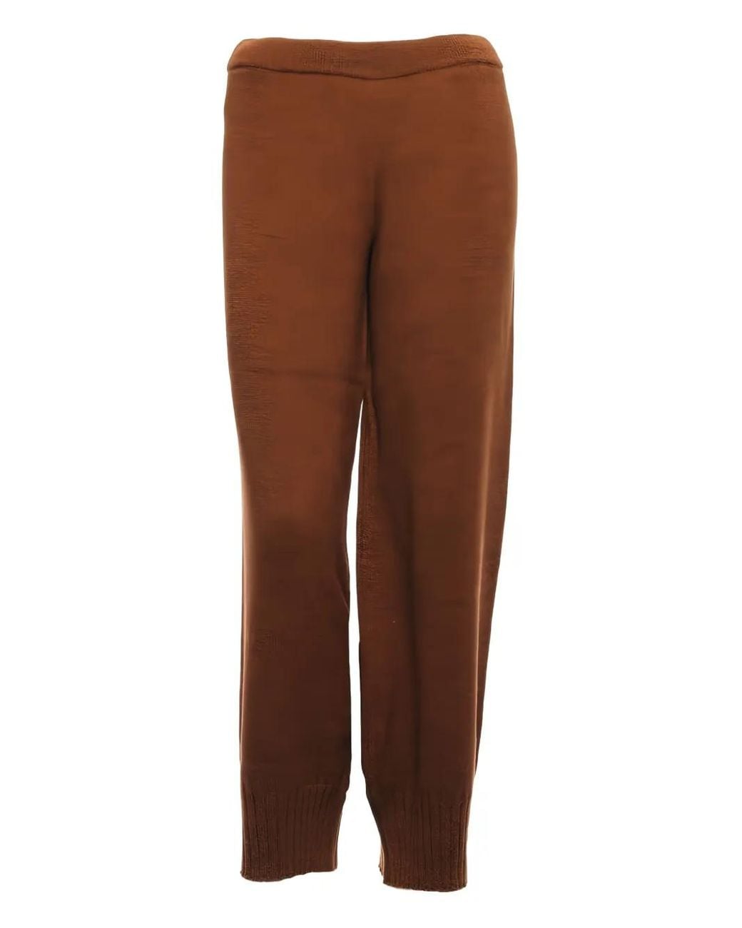Pantalones De Punto Akep de color Brown