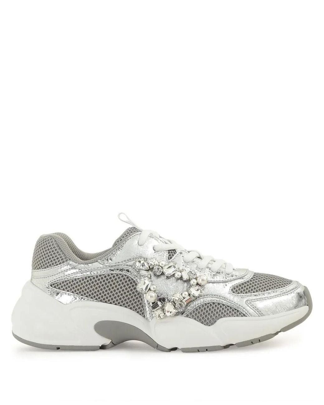 Sergio Rossi White Precious Sneakers