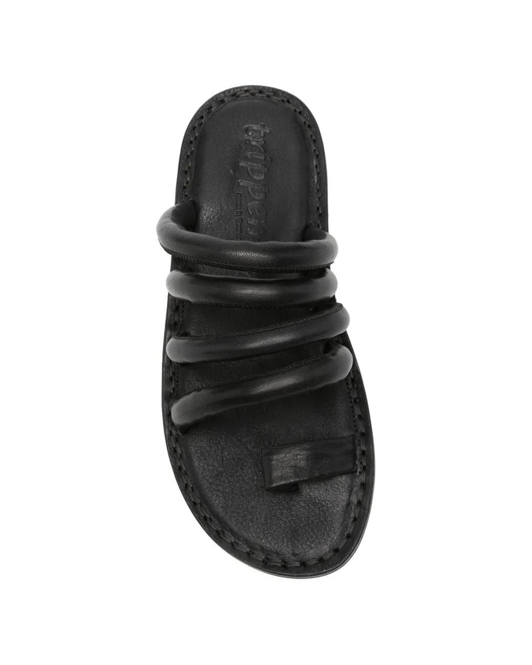 Trippen Black Threads Tube-Strap Sandals