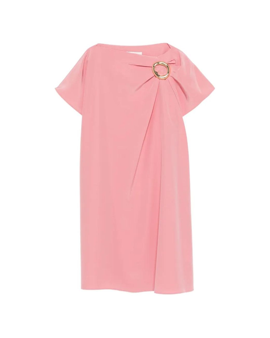 Joseph Pink "Anika" Dress Satin Twill