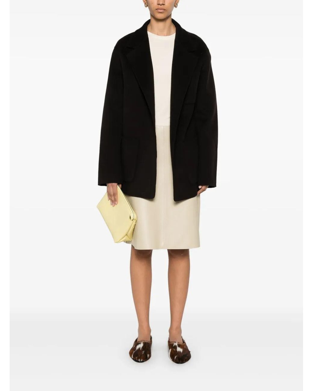 Totême Black Patch-Pocket Jacket
