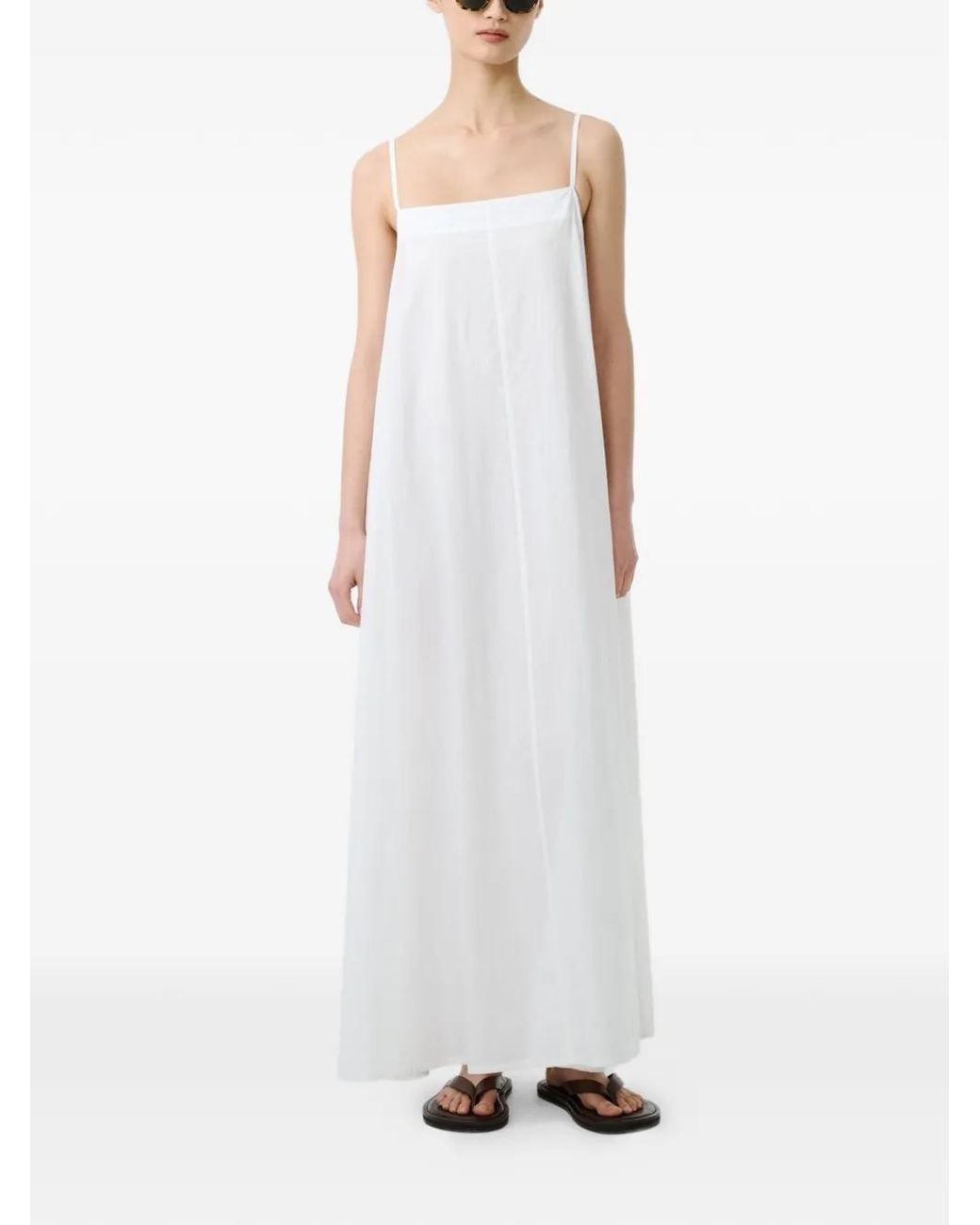 Studio Nicholson White Achille Midi Dress
