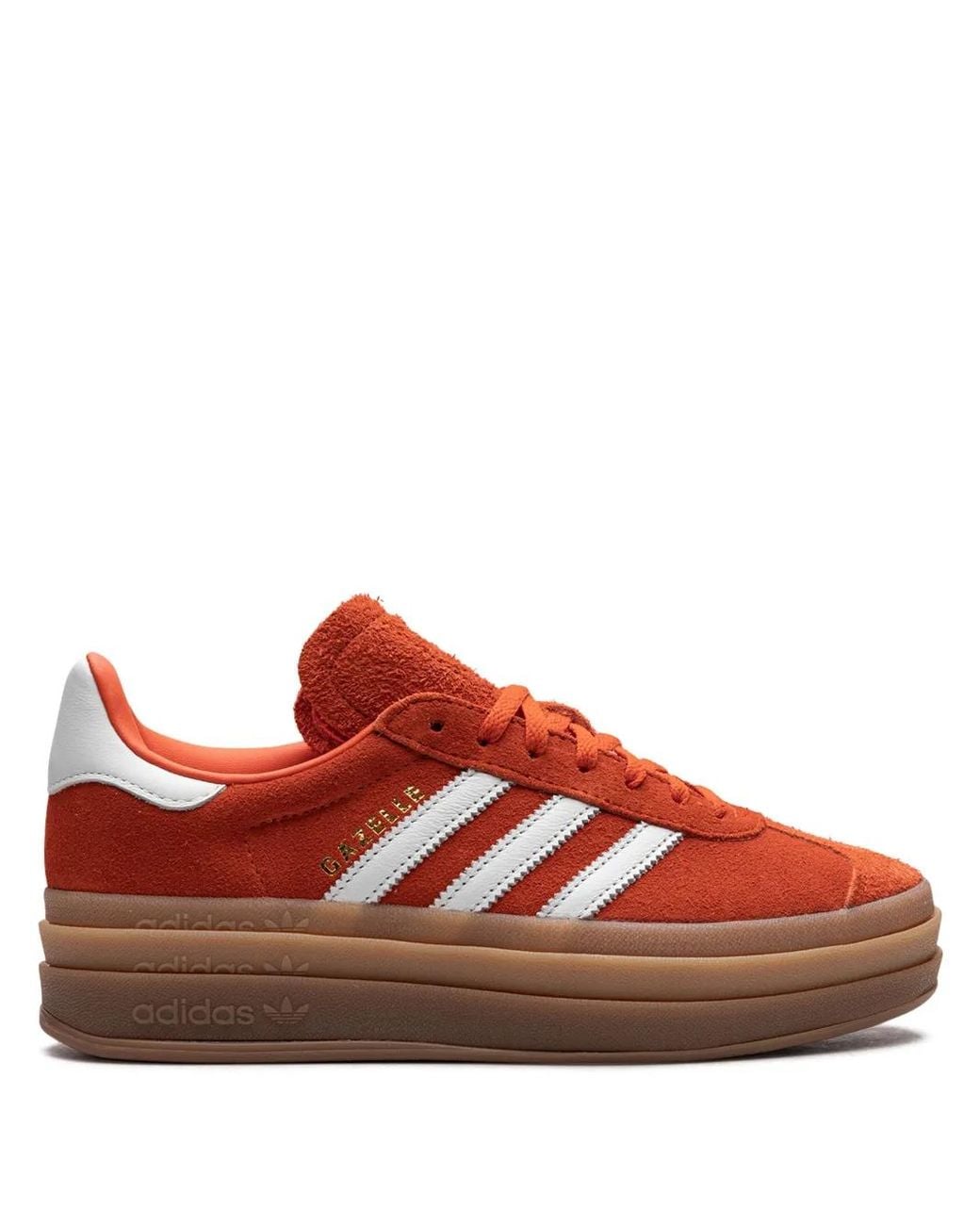 Adidas Red Baskets Gazelle Bold 'Collegiate'