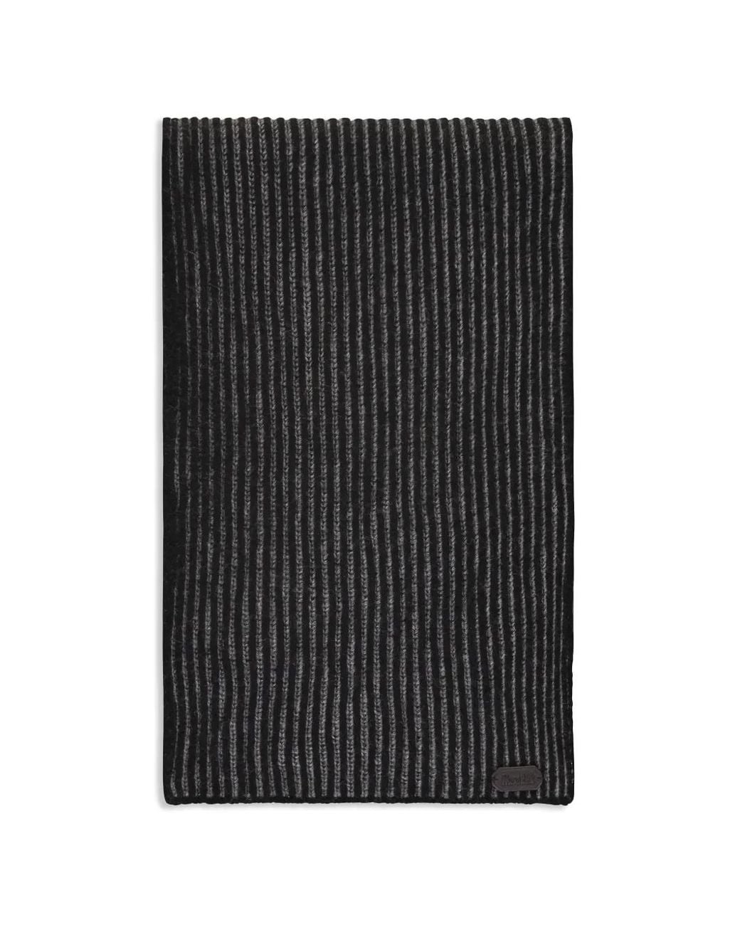 Écharpe À Rayures Moorer pour homme en coloris Black
