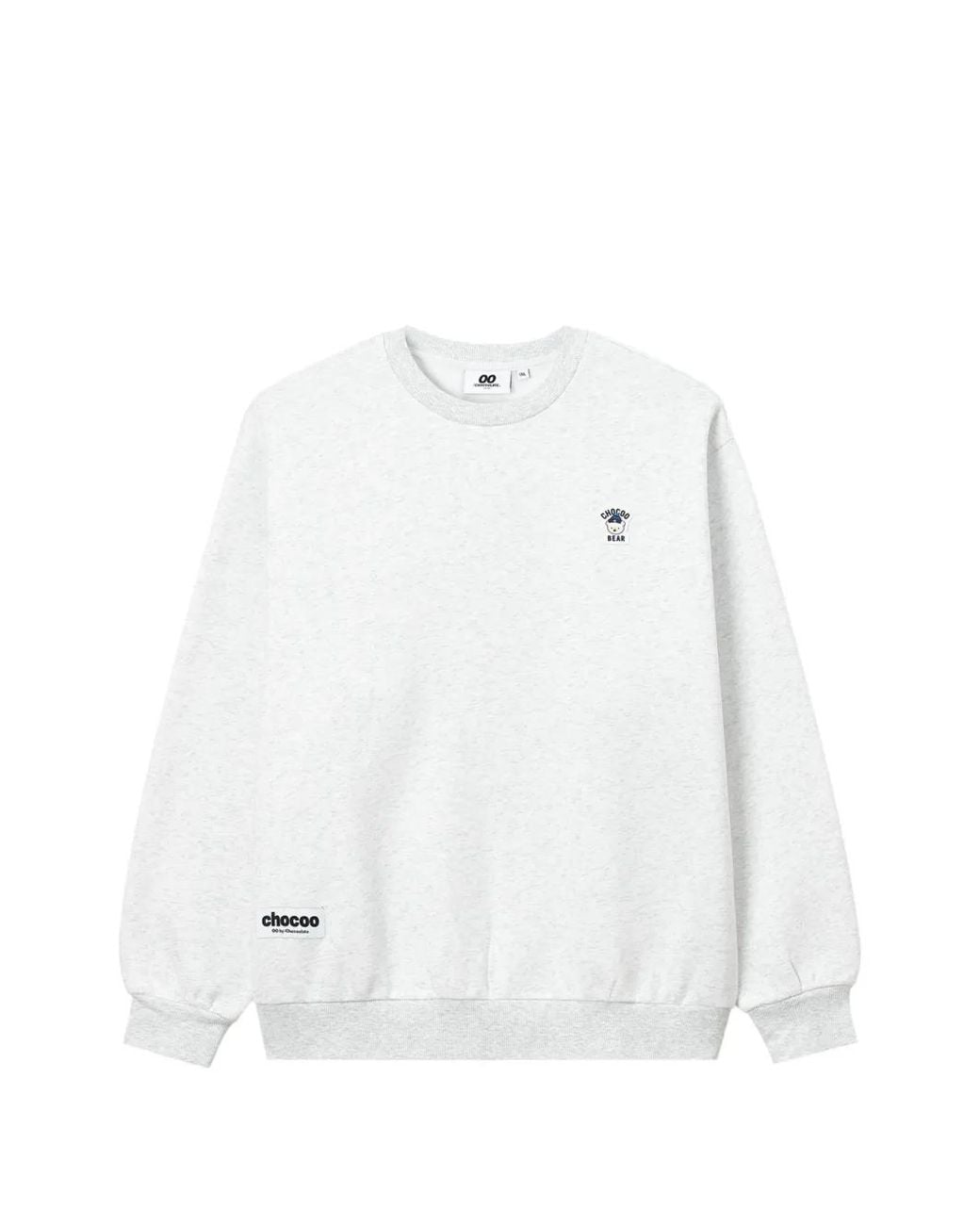Chocoolate White Logo-Patch Sweater for men