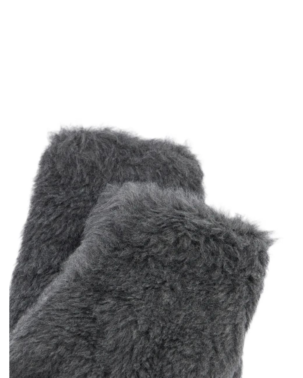 Max Mara White Mittens