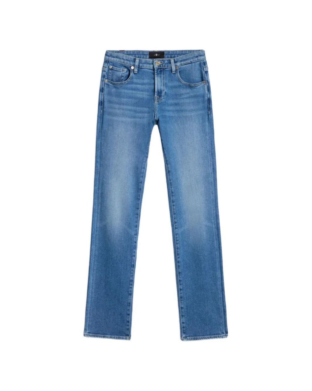 7 For All Mankind Blue Jean Illusion À Boutonnière