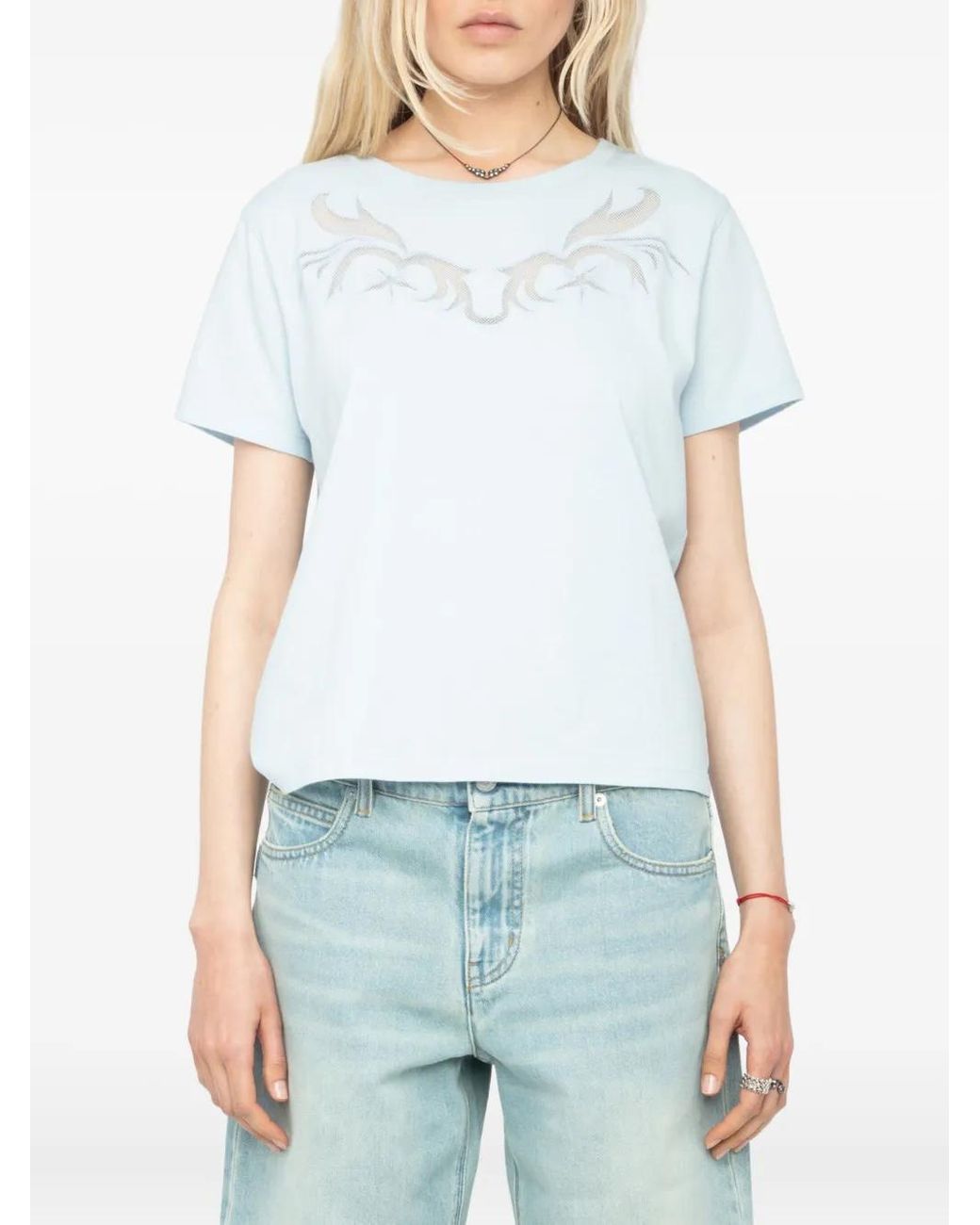 Zadig & Voltaire Blue Alys T-Shirt