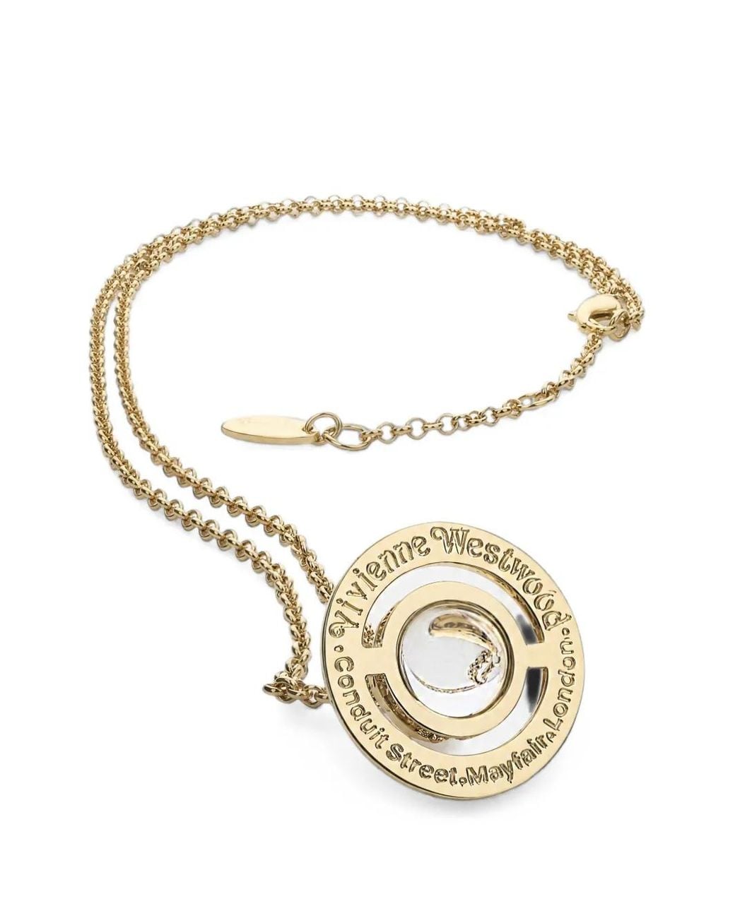 Vivienne Westwood Metallic New Tiny Orb Pendant Necklace