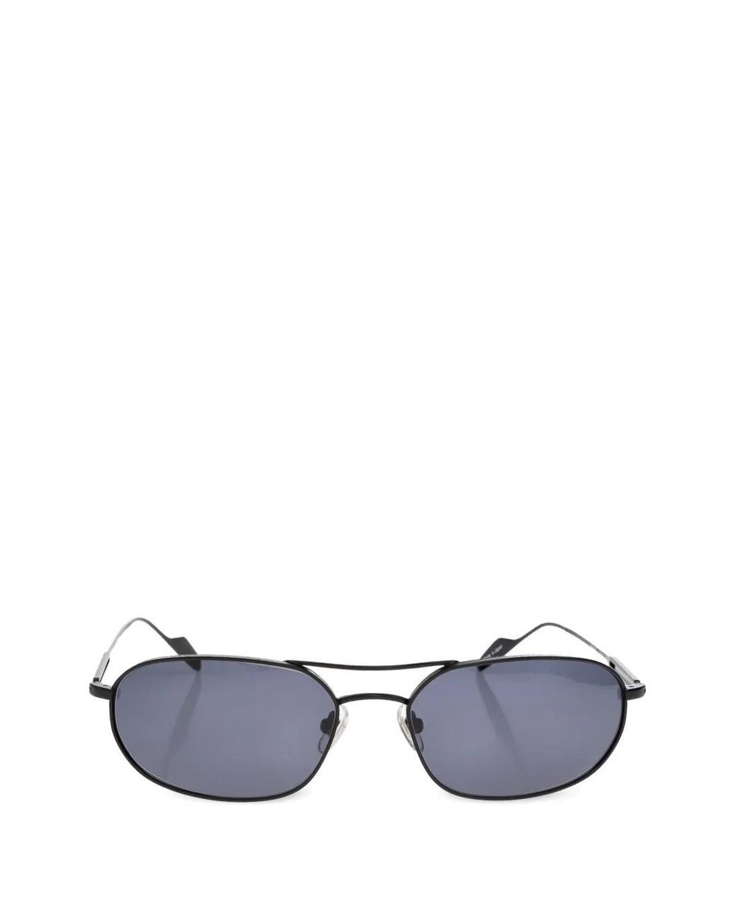 Yohji Yamamoto Blue Oval-Frame Sunglasses for men