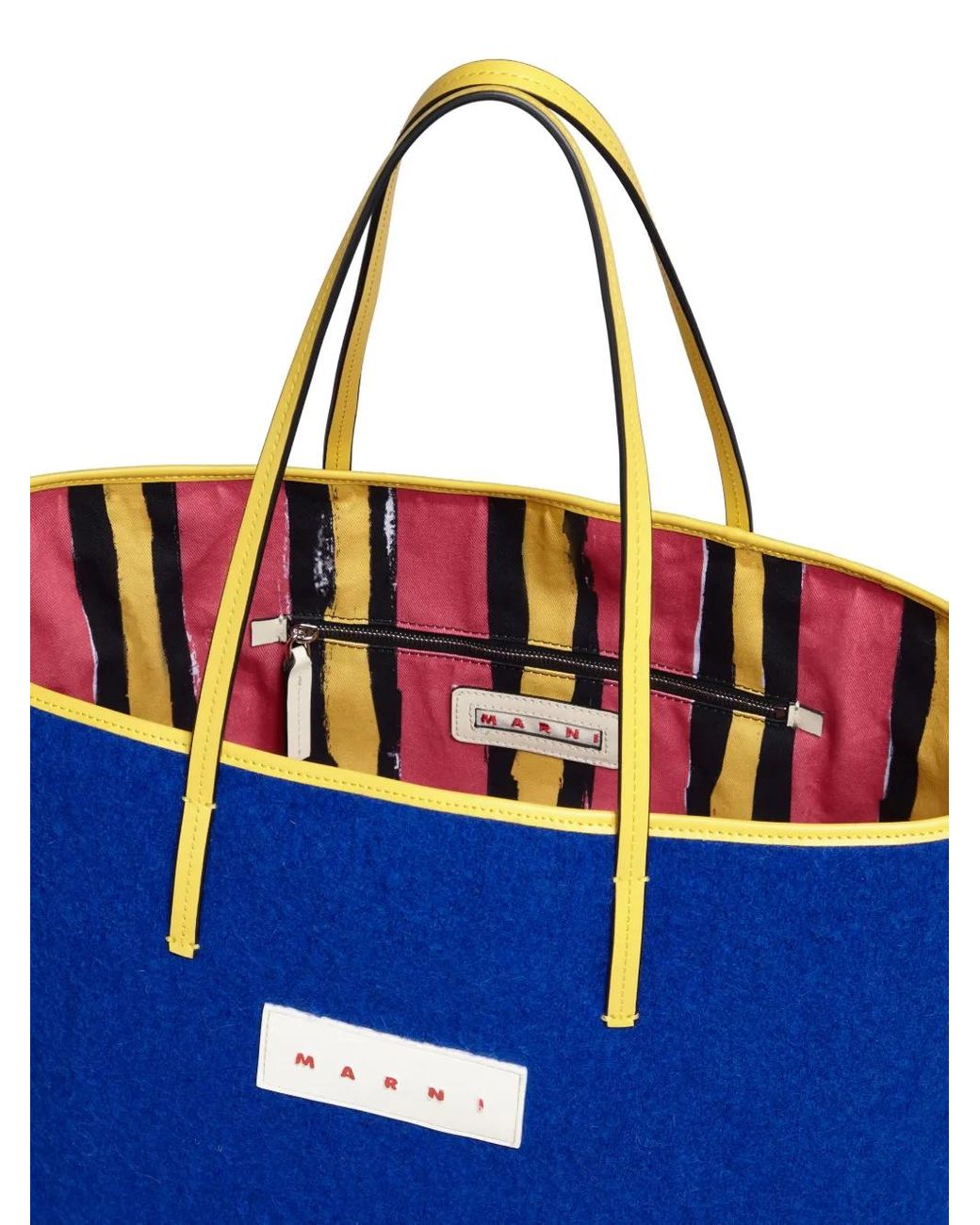 Marni Blue Reversible Tote Bag for men